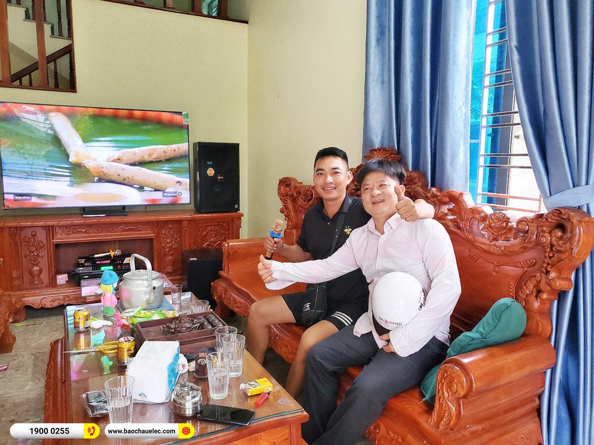 Lắp đặt dàn karaoke BMB hơn 54tr cho anh Hùng tại Hà Nội 