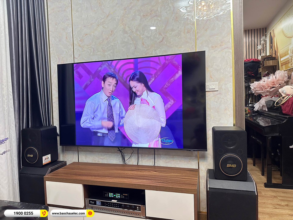 Lắp đặt dàn karaoke BMB hơn 17tr cho anh Quân tại Hà Nội 