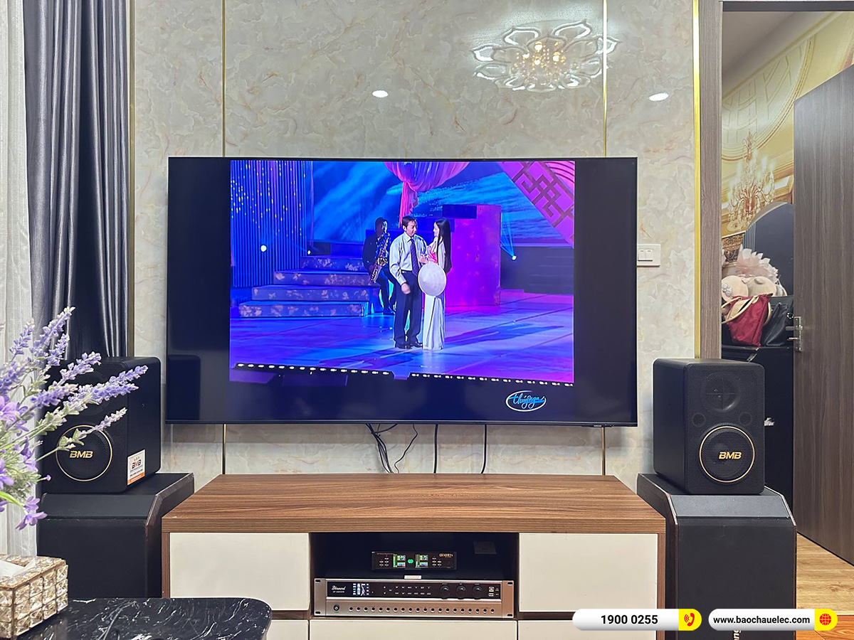 Lắp đặt dàn karaoke BMB hơn 17tr cho anh Quân tại Hà Nội 