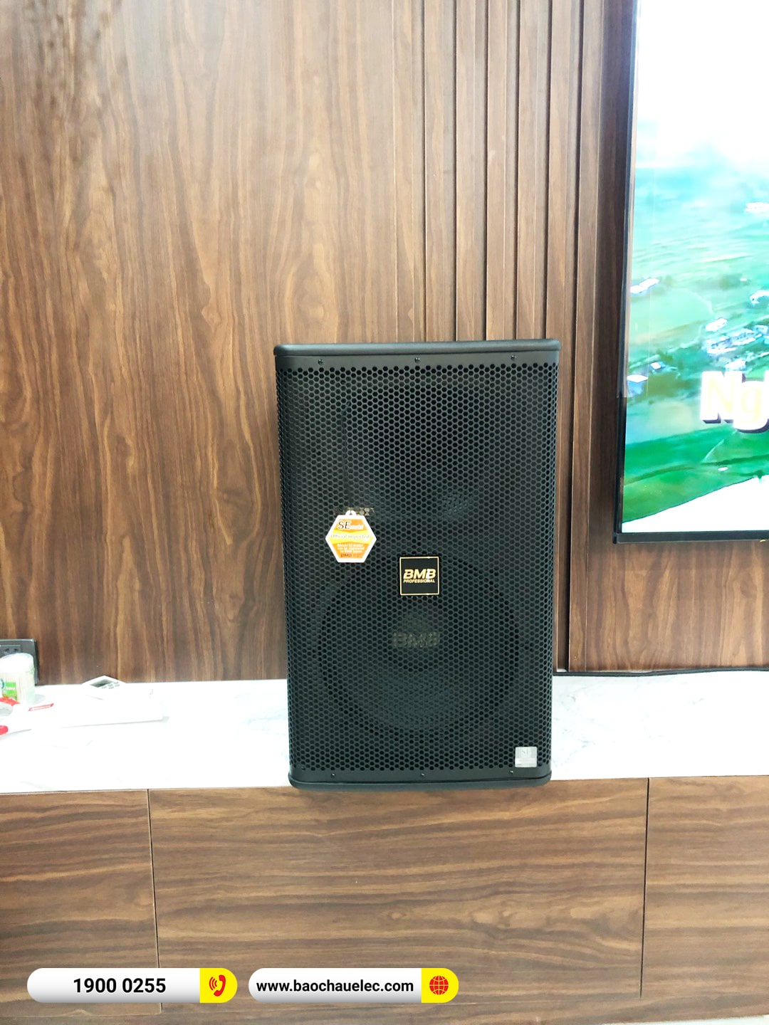 Lắp đặt dàn karaoke BMB hơn 73tr cho anh Thắng tại Hà Nội (BMB 1212SE, JBL V10, KX180A, SW612, VM200) 