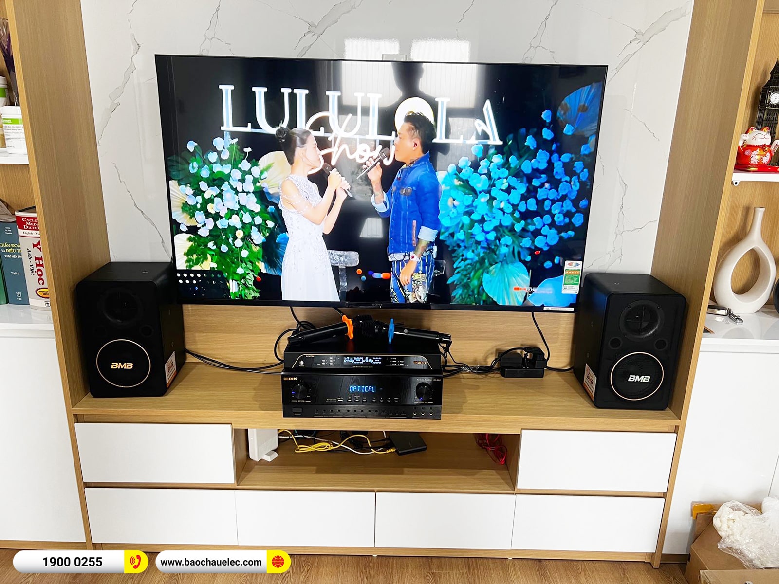 Lắp đặt dàn karaoke BMB hơn 18tr cho anh Toàn tại Hà Nội 