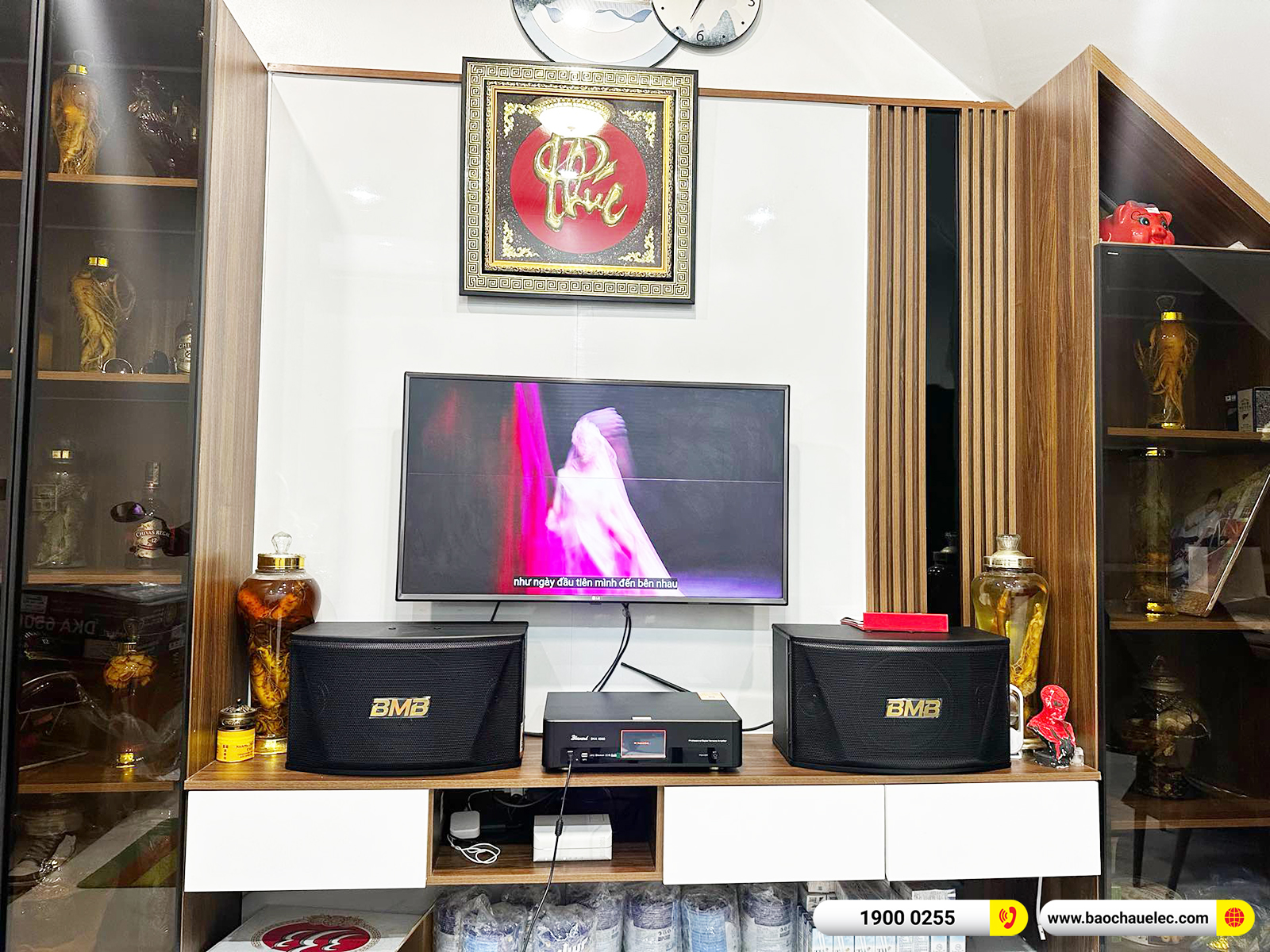 Lắp đặt dàn karaoke BMB gần 21tr cho chị Quyên tại Hà Nội 