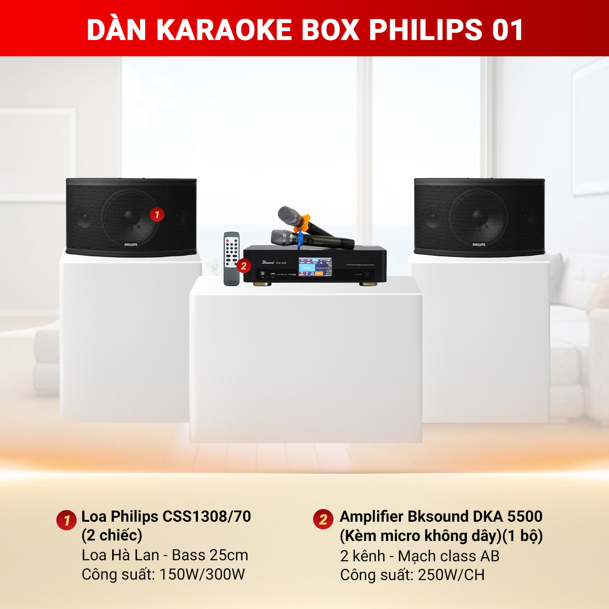 d&agrave;n karaoke box Philips 01