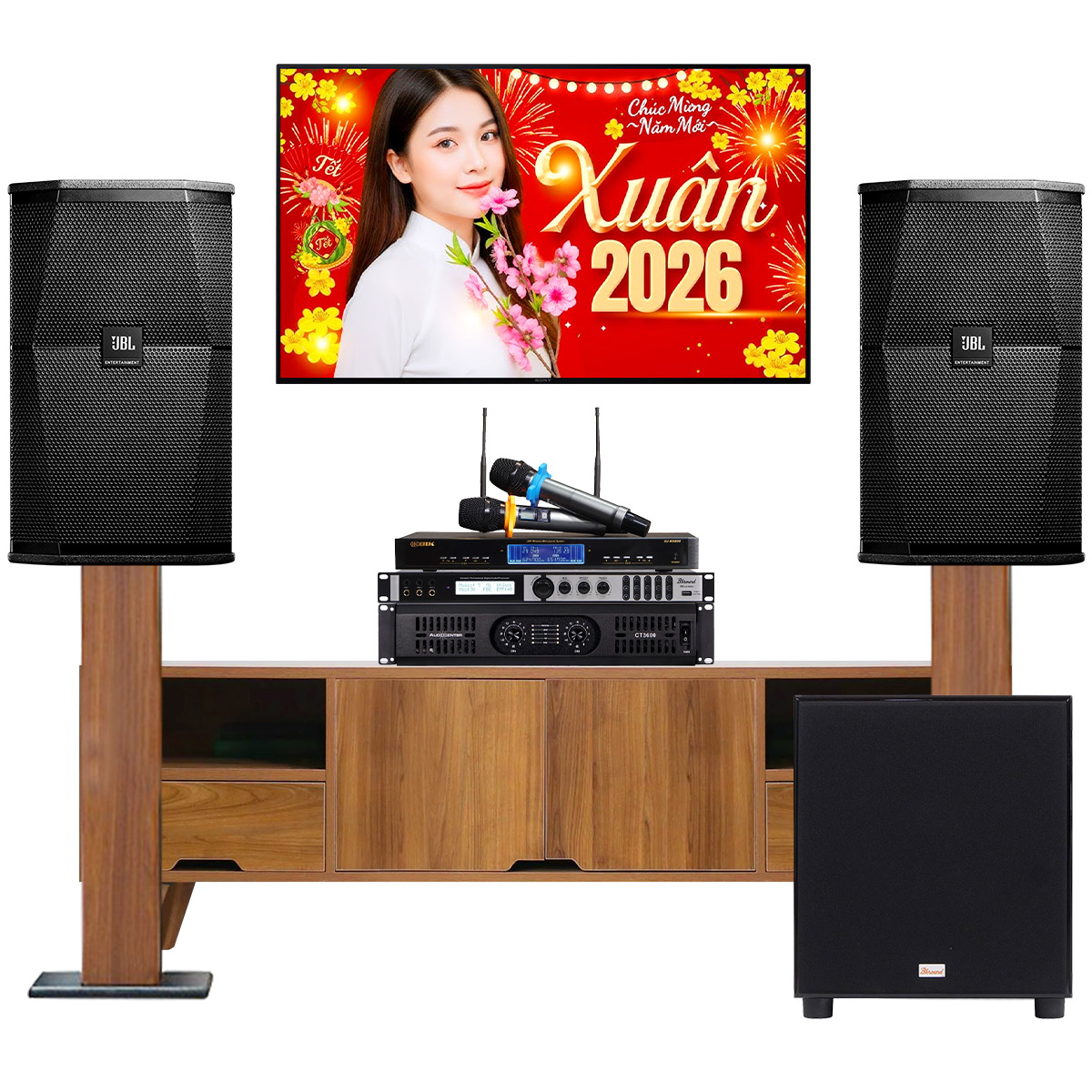 D&agrave;n karaoke cao cấp JBL 39