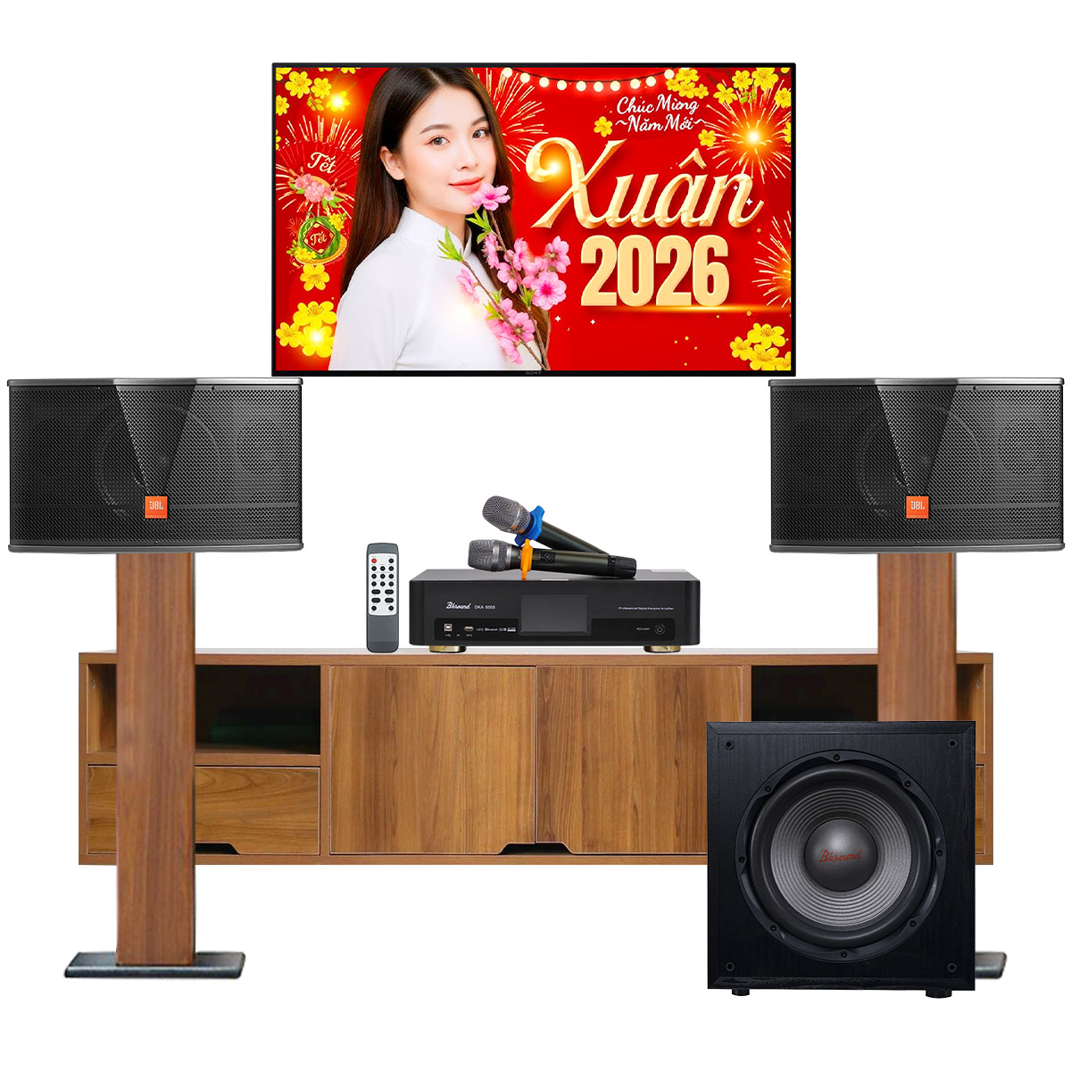 D&agrave;n karaoke cao cấp JBL 41