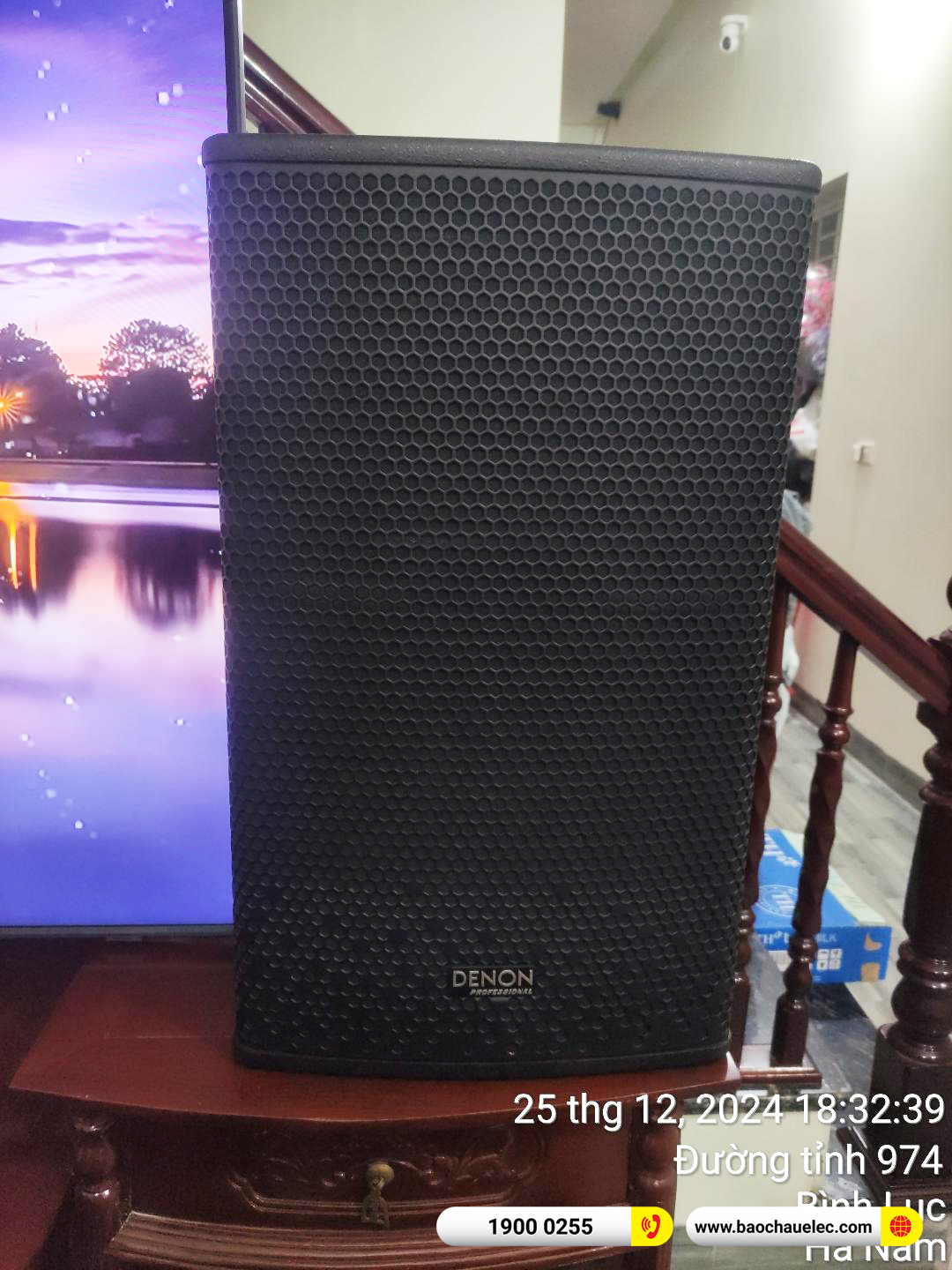 Lắp đặt dàn karaoke Denon hơn 32tr cho chị Hằng tại Hà Nam