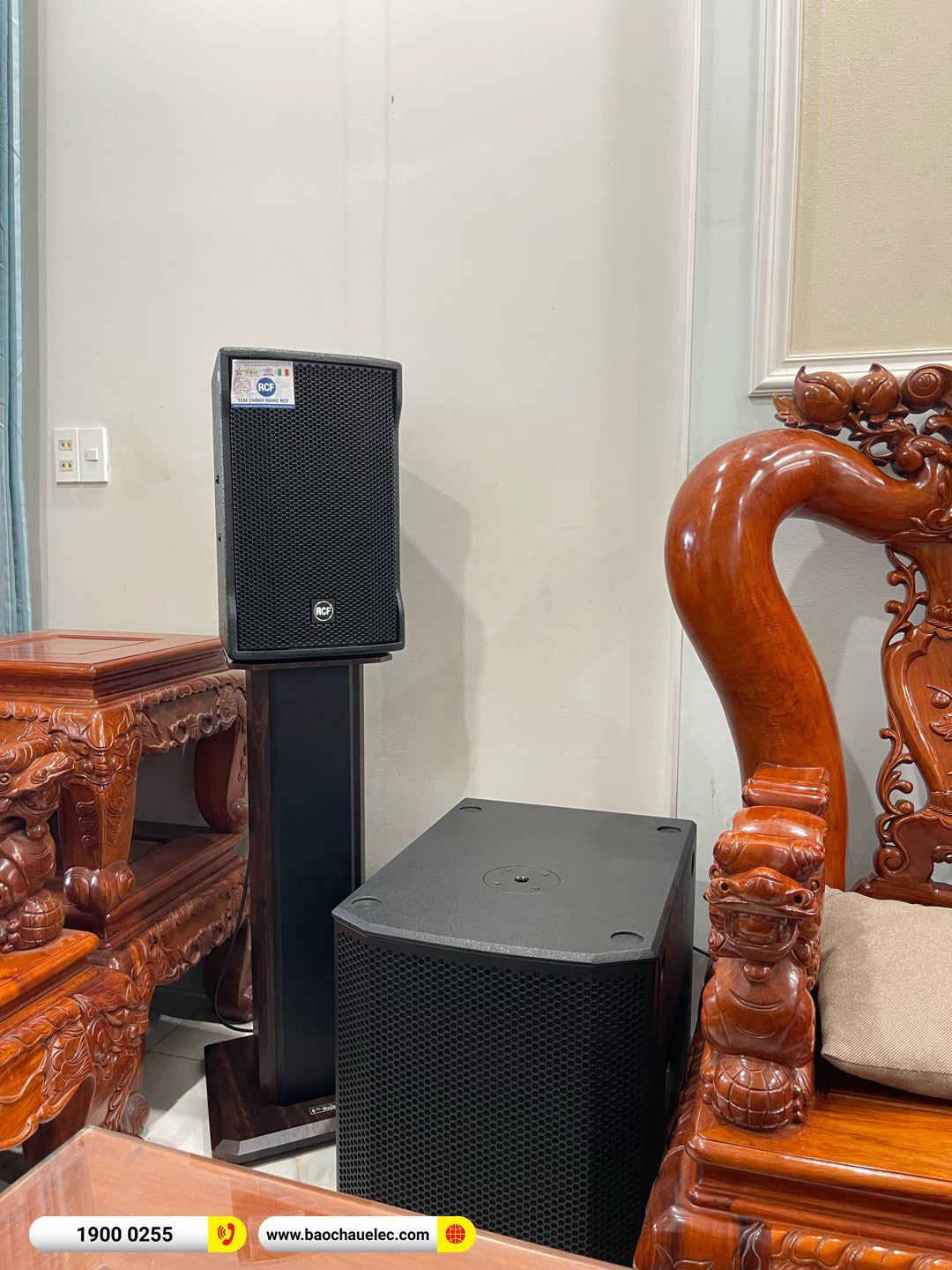 Lắp đặt dàn karaoke RCF hơn 117tr cho chị Huyền tại Đồng Nai