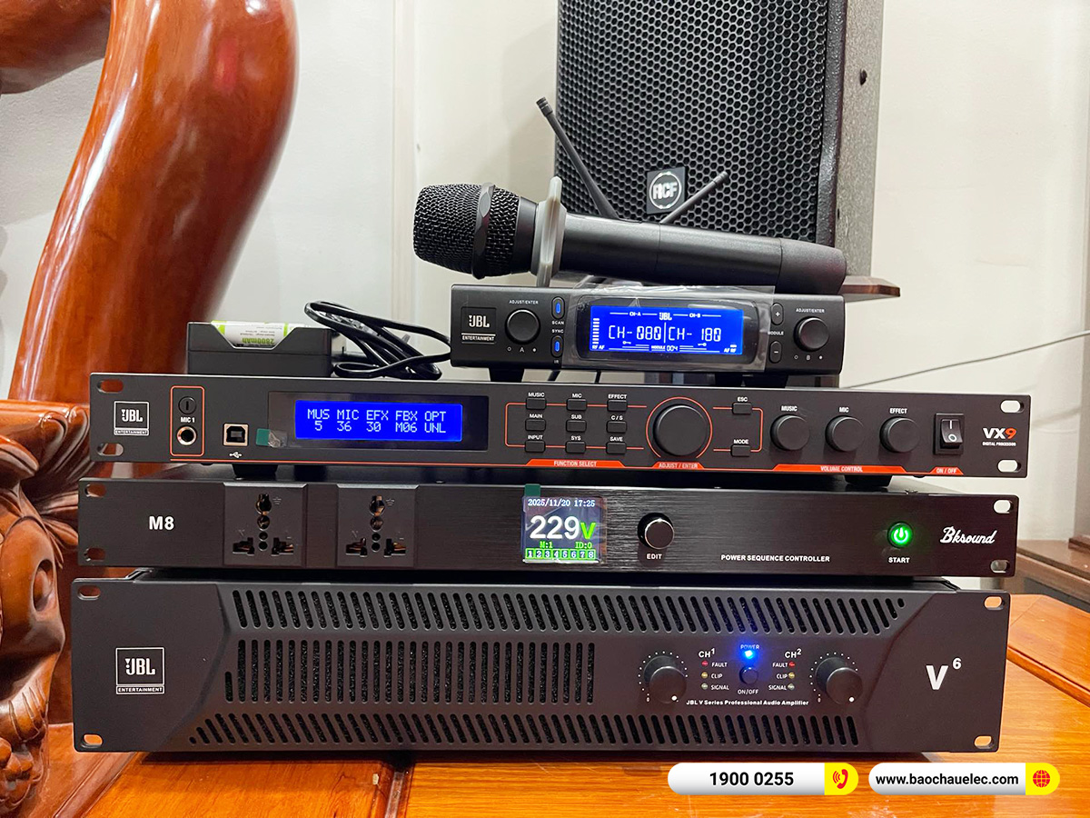 Lắp đặt dàn karaoke RCF hơn 117tr cho chị Huyền tại Đồng Nai