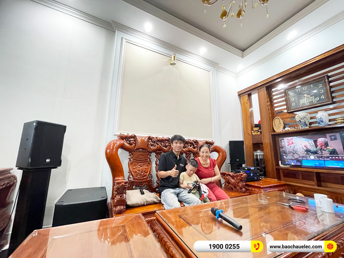 Lắp đặt dàn karaoke RCF hơn 117tr cho chị Huyền tại Đồng Nai