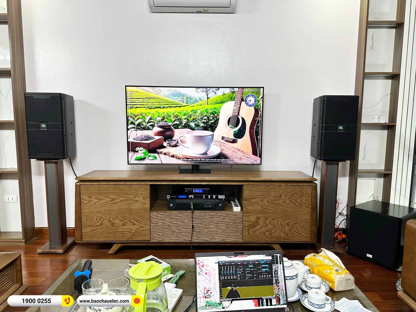 Lắp đặt dàn karaoke JBL hơn 60tr cho chị Huyền tại Hà Nội