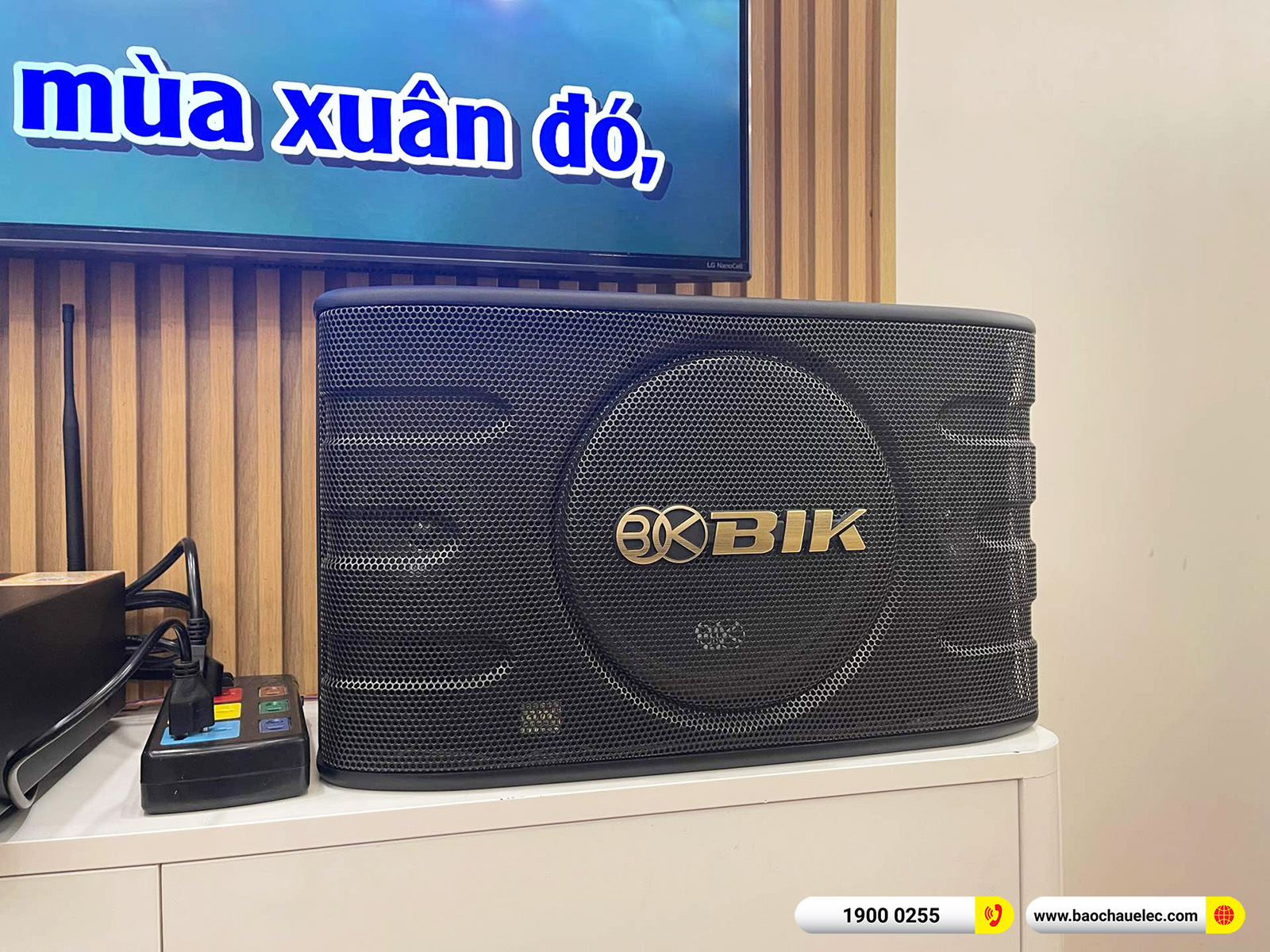 Lắp đặt dàn karaoke BIK hơn 18tr cho chị Lan Anh tại Hà Nội (BIK BJ-S668, BKSound DKA 5500, SW512) 