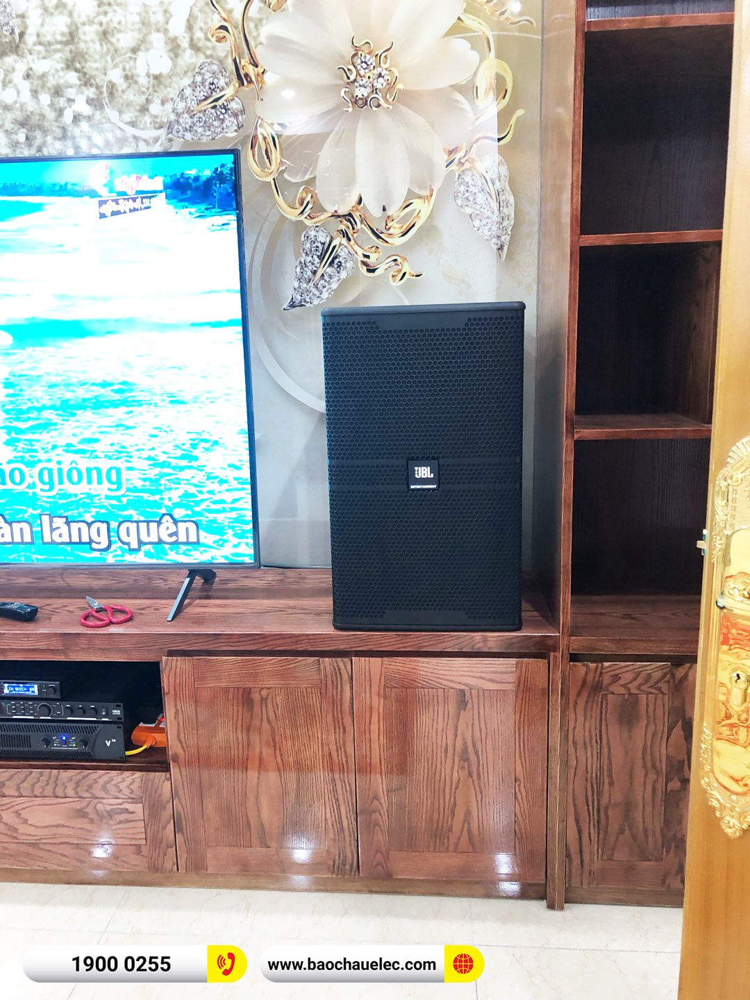 Lắp đặt dàn karaoke JBL hơn 83tr cho chị Loan tại Hà Nội (JBL KP4015 G2, JBL V10, JBL VX8, JBL VM300)