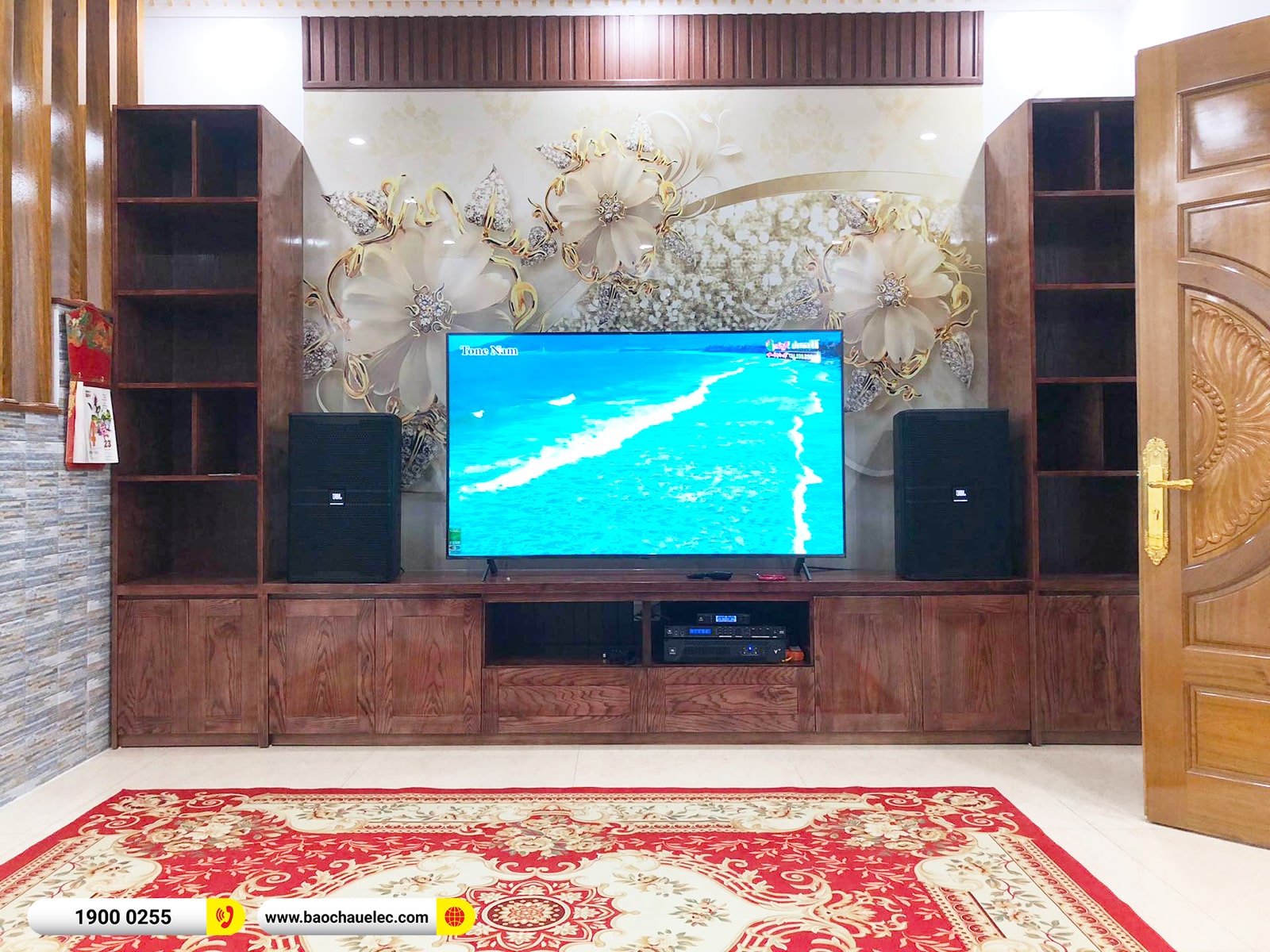 Lắp đặt dàn karaoke JBL hơn 83tr cho chị Loan tại Hà Nội (JBL KP4015 G2, JBL V10, JBL VX8, JBL VM300)