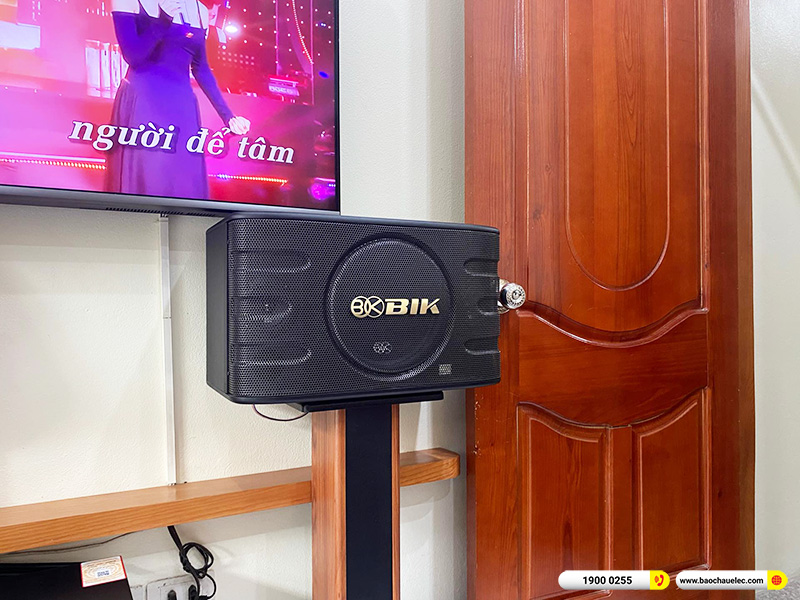 Lắp đặt dàn karaoke BIK hơn 20tr cho chị Ly tại Hà Nội (BIK BJ-S668, BKSound DKA 6500, Jamo C910)