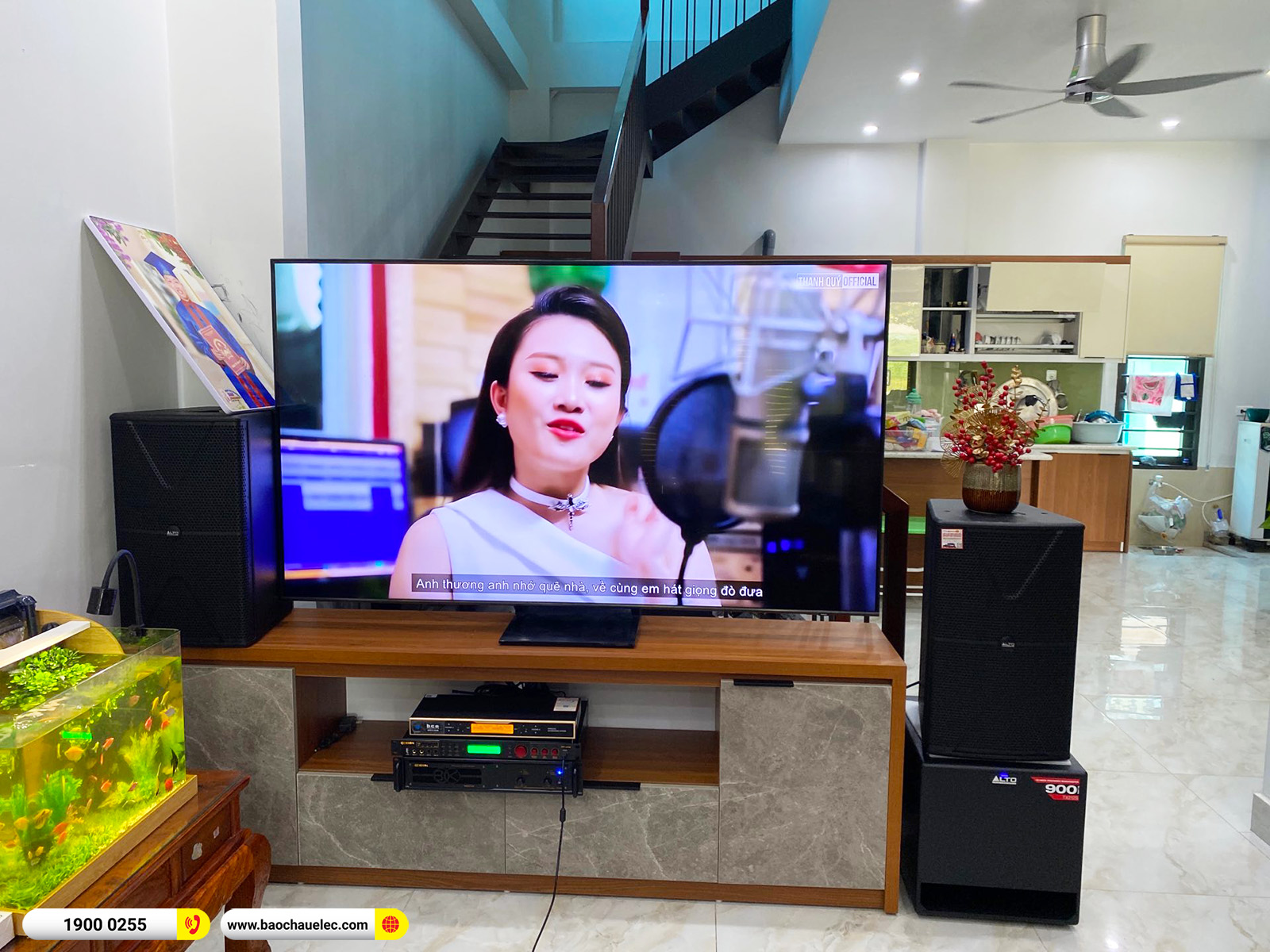 Lắp đặt dàn karaoke Alto gần 41tr cho chị Nga tại Hải Phòng