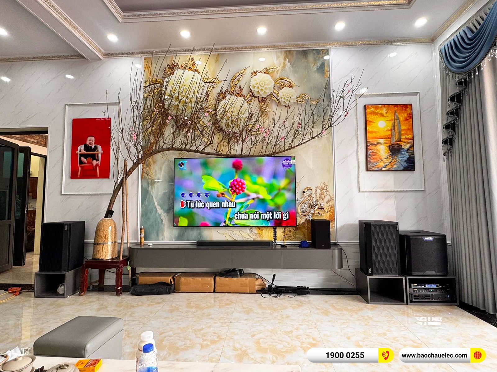 Lắp đặt dàn karaoke Denon hơn 47tr cho chị Ninh tại Vĩnh Phúc 