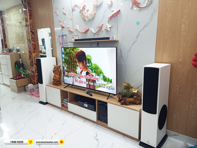 Lắp đặt phòng karaoke, nghe nhạc hơn 24tr cho chị Quỳnh tại Hà Nội (Paramax D88 Luxury, BKSound DKA 6500)