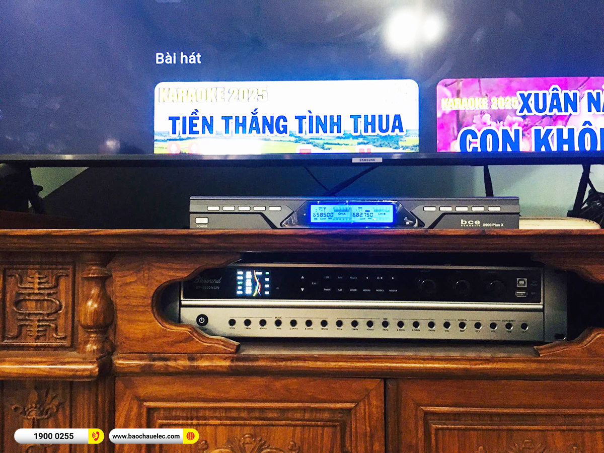 Lắp đặt dàn karaoke Domus hơn 28tr cho chị Thanh tại Bắc Ninh