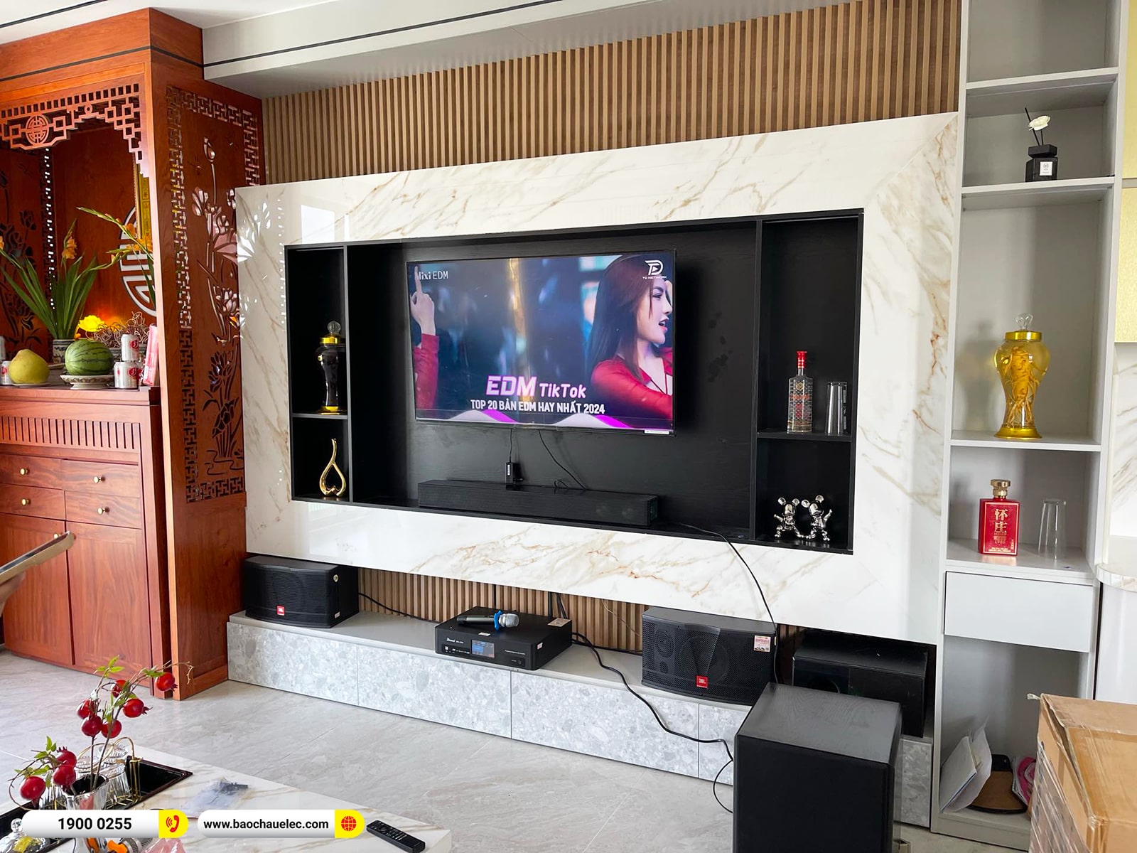 Lắp đặt dàn karaoke JBL gần 24tr cho chị Thảo tại Hà Nội 