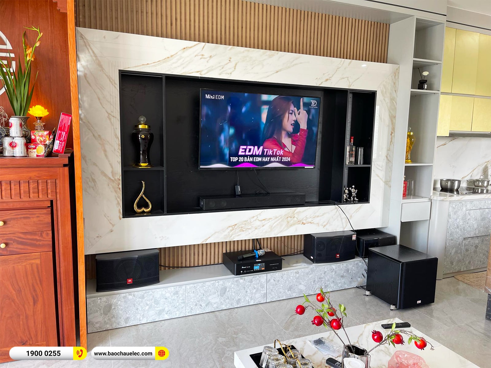 Lắp đặt dàn karaoke JBL gần 24tr cho chị Thảo tại Hà Nội 