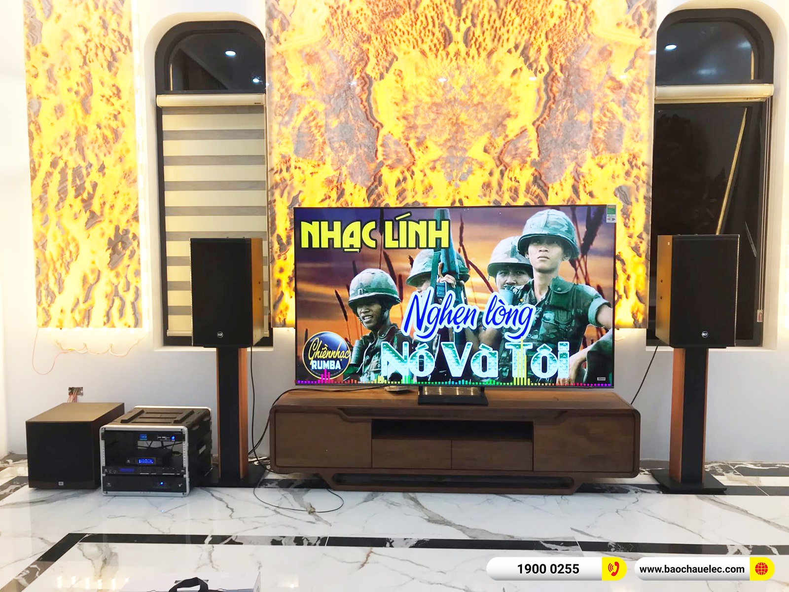 Lắp đặt dàn karaoke RCF hơn 91tr cho chú Cửu tại Nam Định (RCF X-Max 12, JBL V8, JBL VX8, A120P,…)