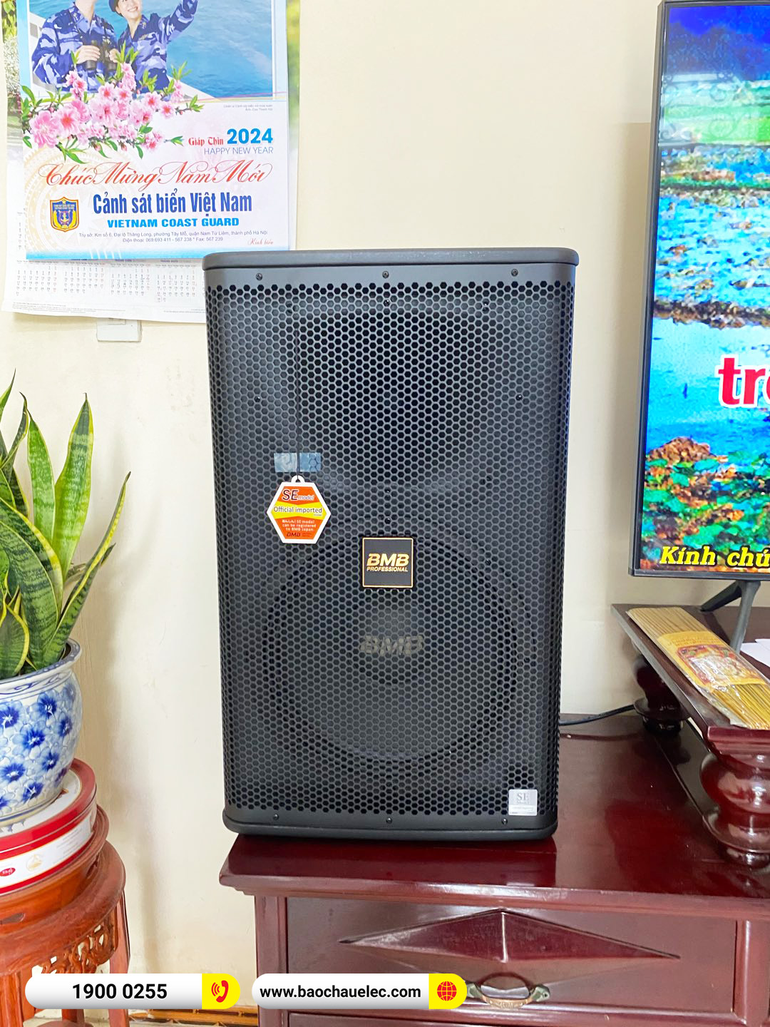 Lắp đặt dàn karaoke BMB hơn 58tr cho chú Duân tại Thái Bình (BMB 1212SE, DAD 950, KSP50) 
