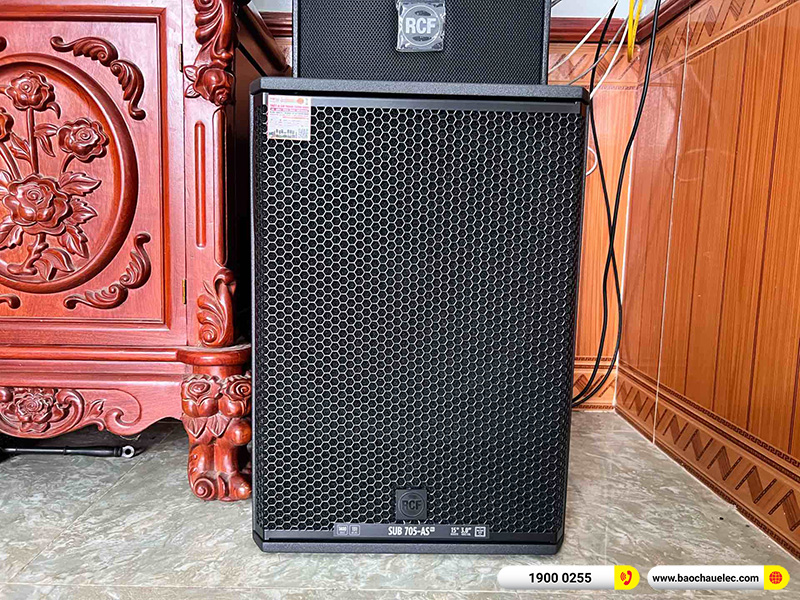 Lắp đặt dàn karaoke RCF 184tr cho chú Ngân tại Bắc Giang (RCF C5215-96, IPS 5.0K, JBL VX8, 705 AS-MK3, WB5000,…)