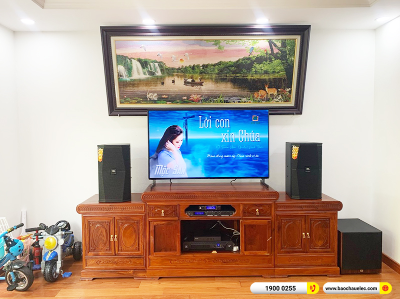 Lắp đặt dàn karaoke JBL gần 65tr cho chú Ngọc tại Hà Nội (JBL XS10, JBL V6, JBL VX8, JBl A120P, JBL VM300)
