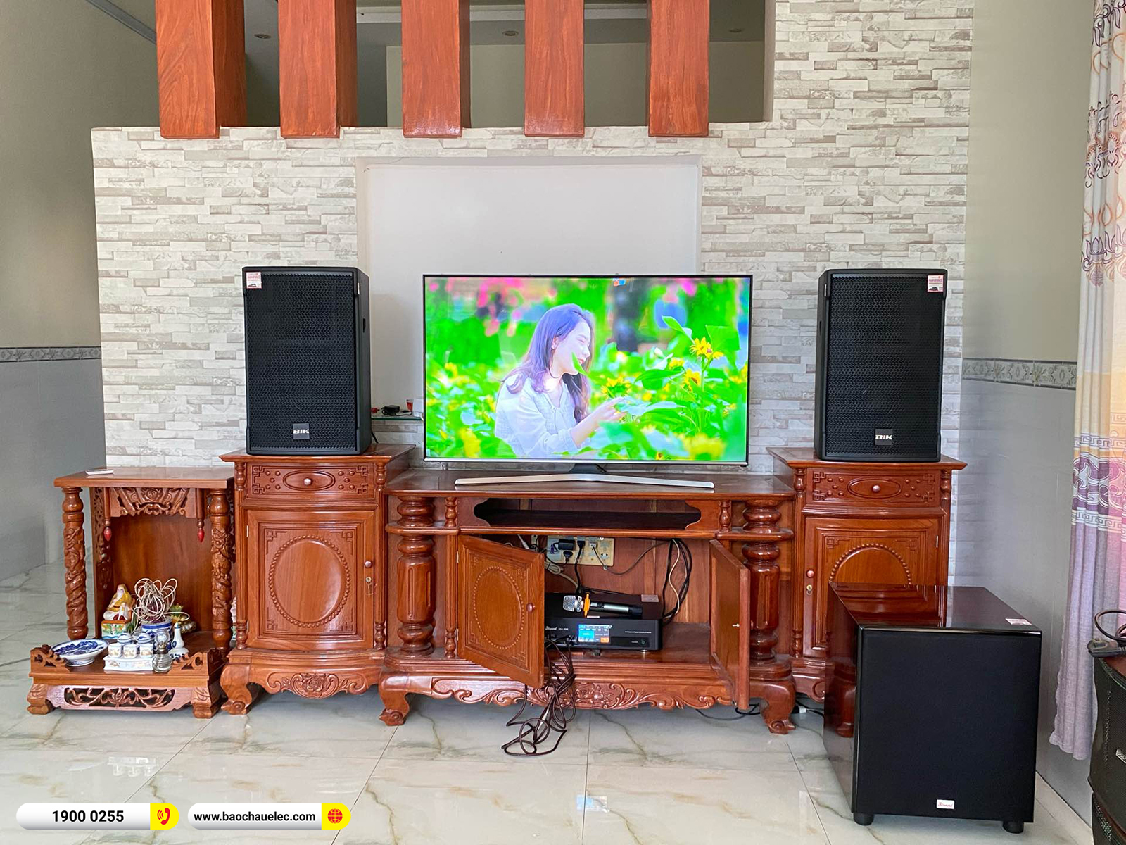 Lắp đặt dàn karaoke BIK hơn 11tr cho chú Thành tại Đồng Nai