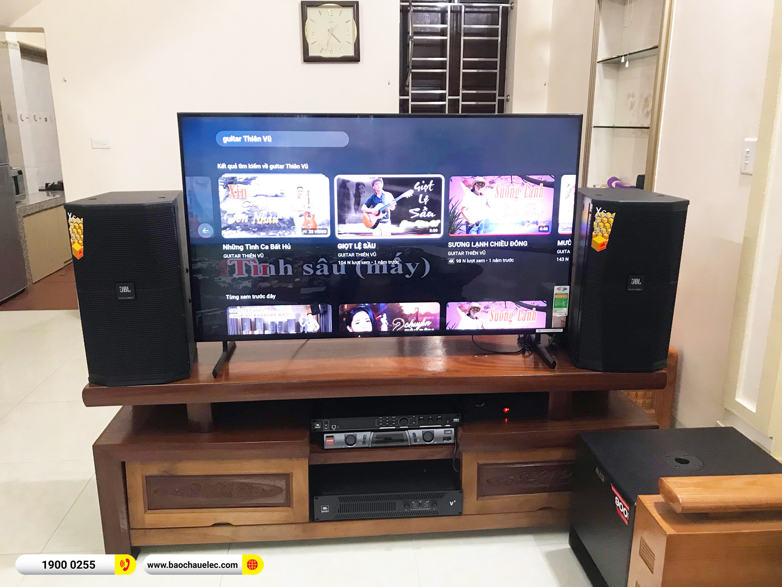 Lắp đặt dàn karaoke JBL hơn 66tr cho cô Liên tại Nam Định