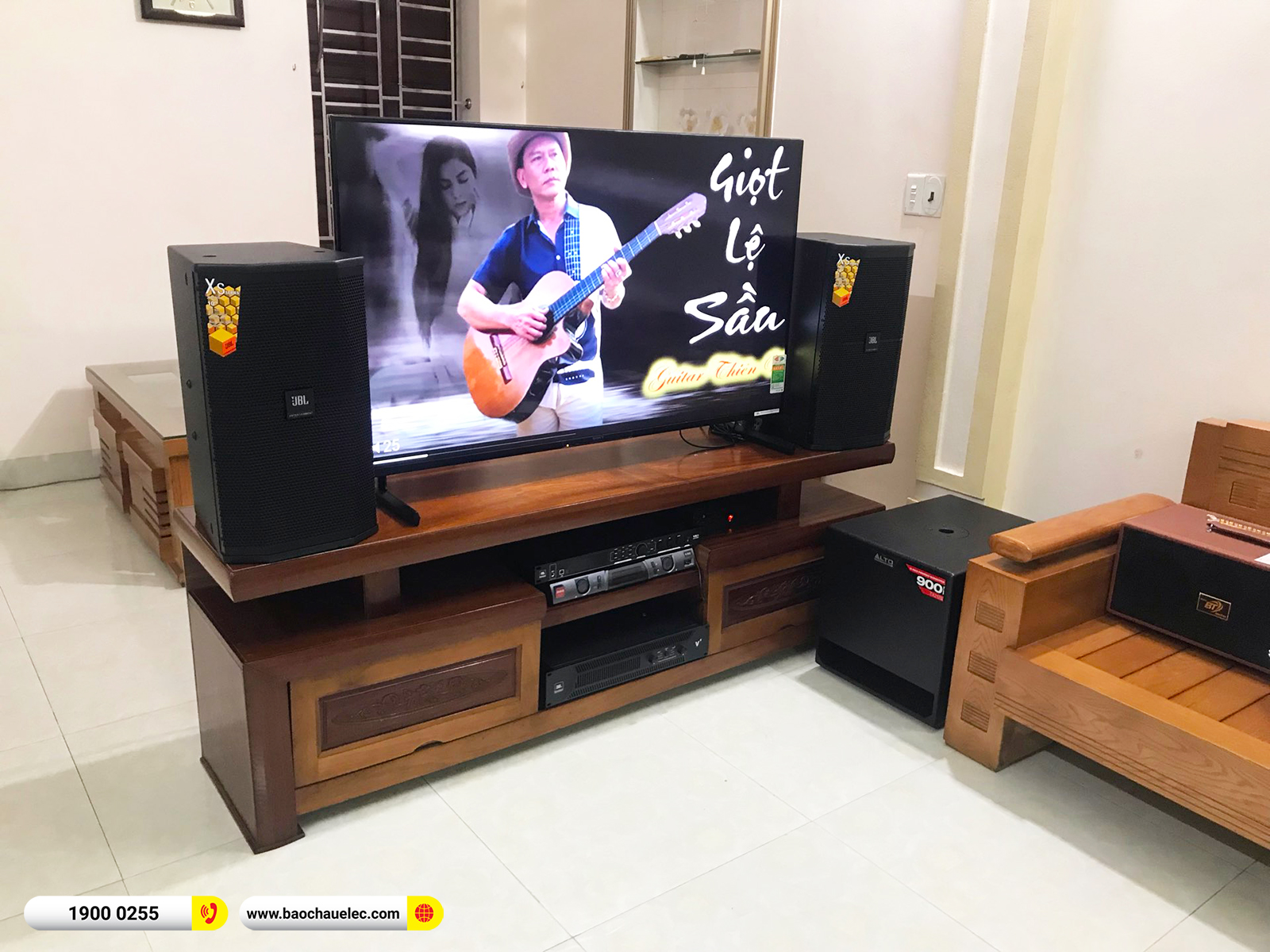 Lắp đặt dàn karaoke JBL hơn 66tr cho cô Liên tại Nam Định