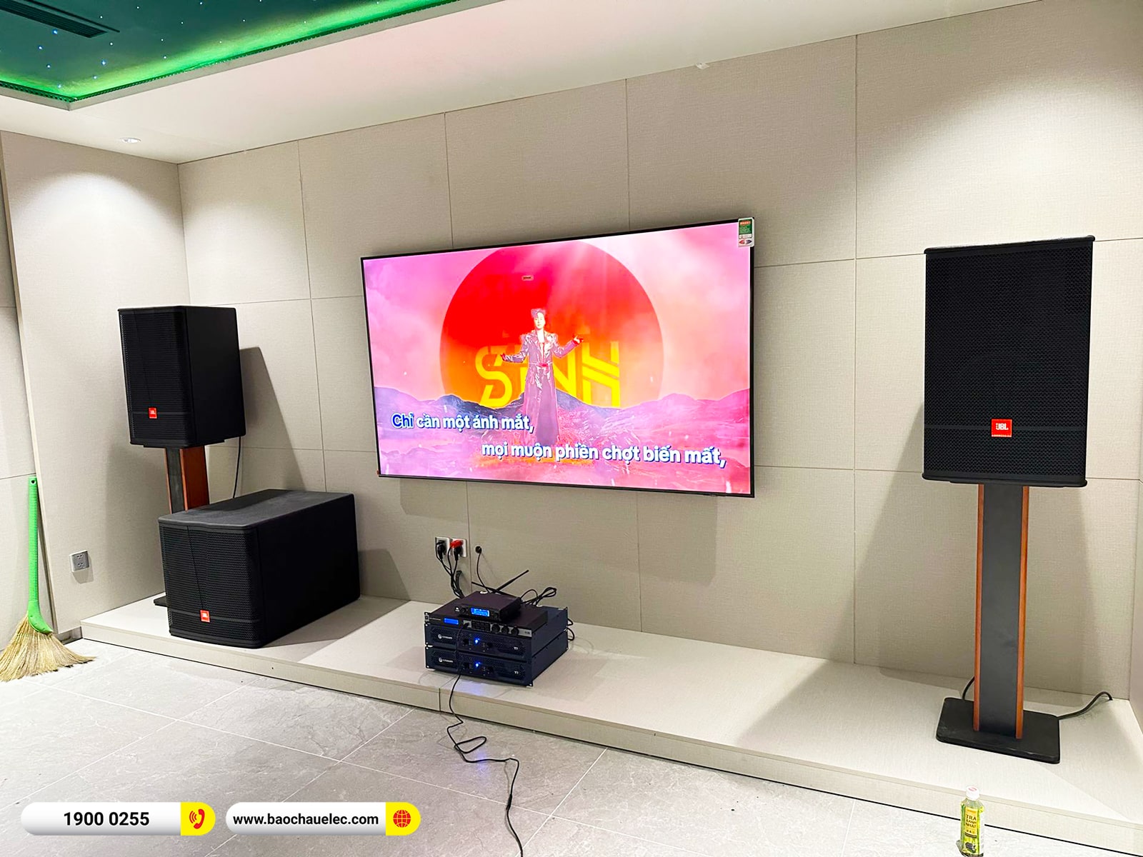 Lắp đặt dàn karaoke JBL gần 107tr cho cô Tuyết tại Hà Nội