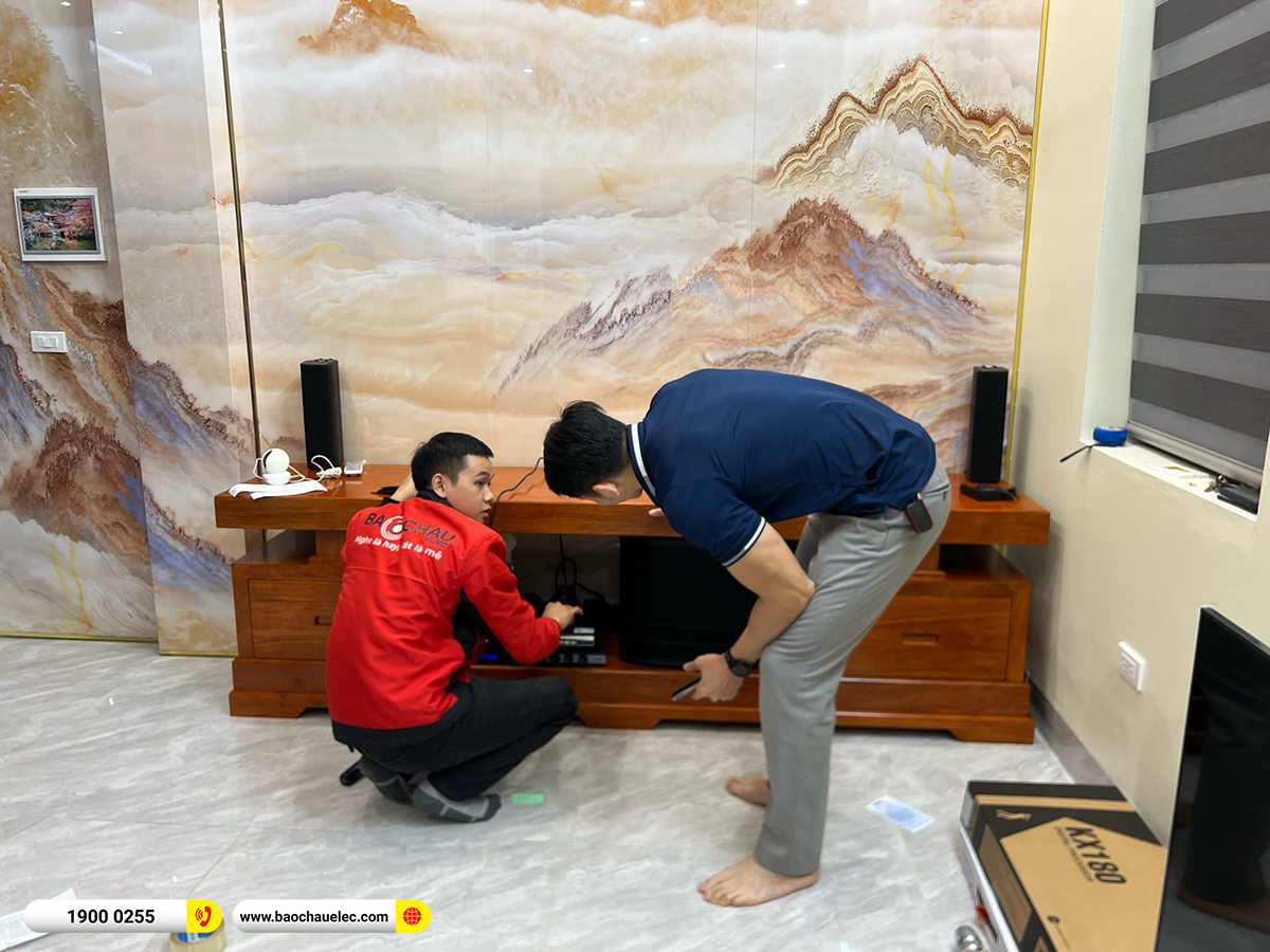 Lắp đặt d&agrave;n karaoke dBTechnologies hơn 40tr cho anh Cường tại H&agrave; Nội 