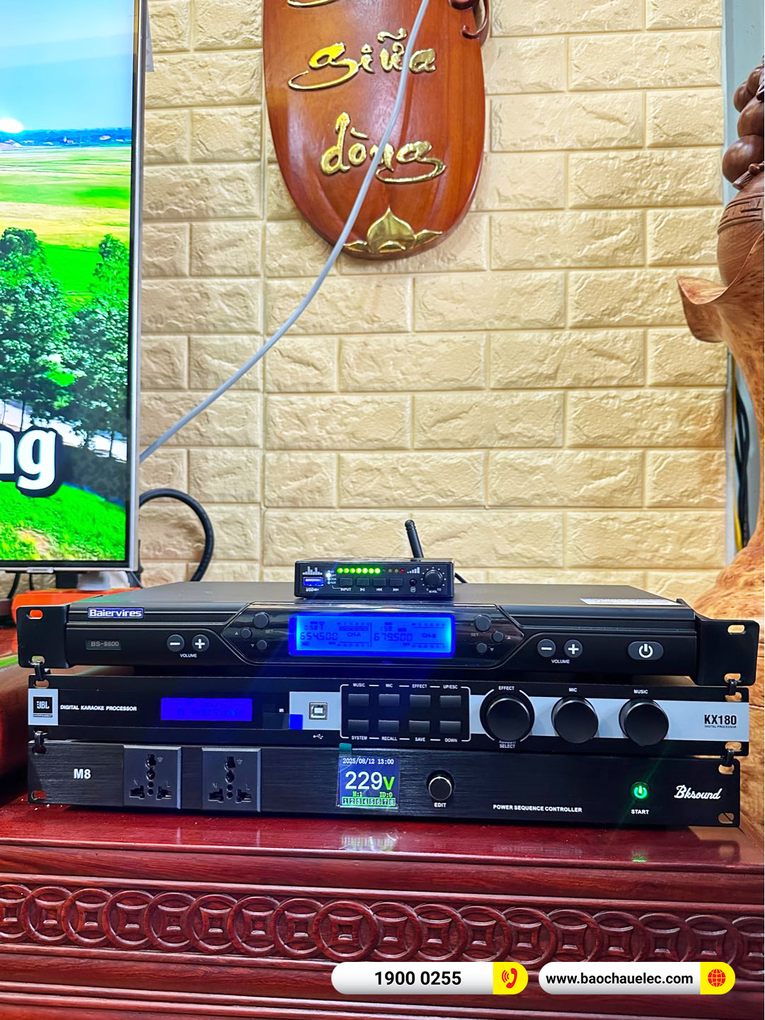 Lắp đặt dàn karaoke dBTechnologies cho bác Hà tại Hà Nội