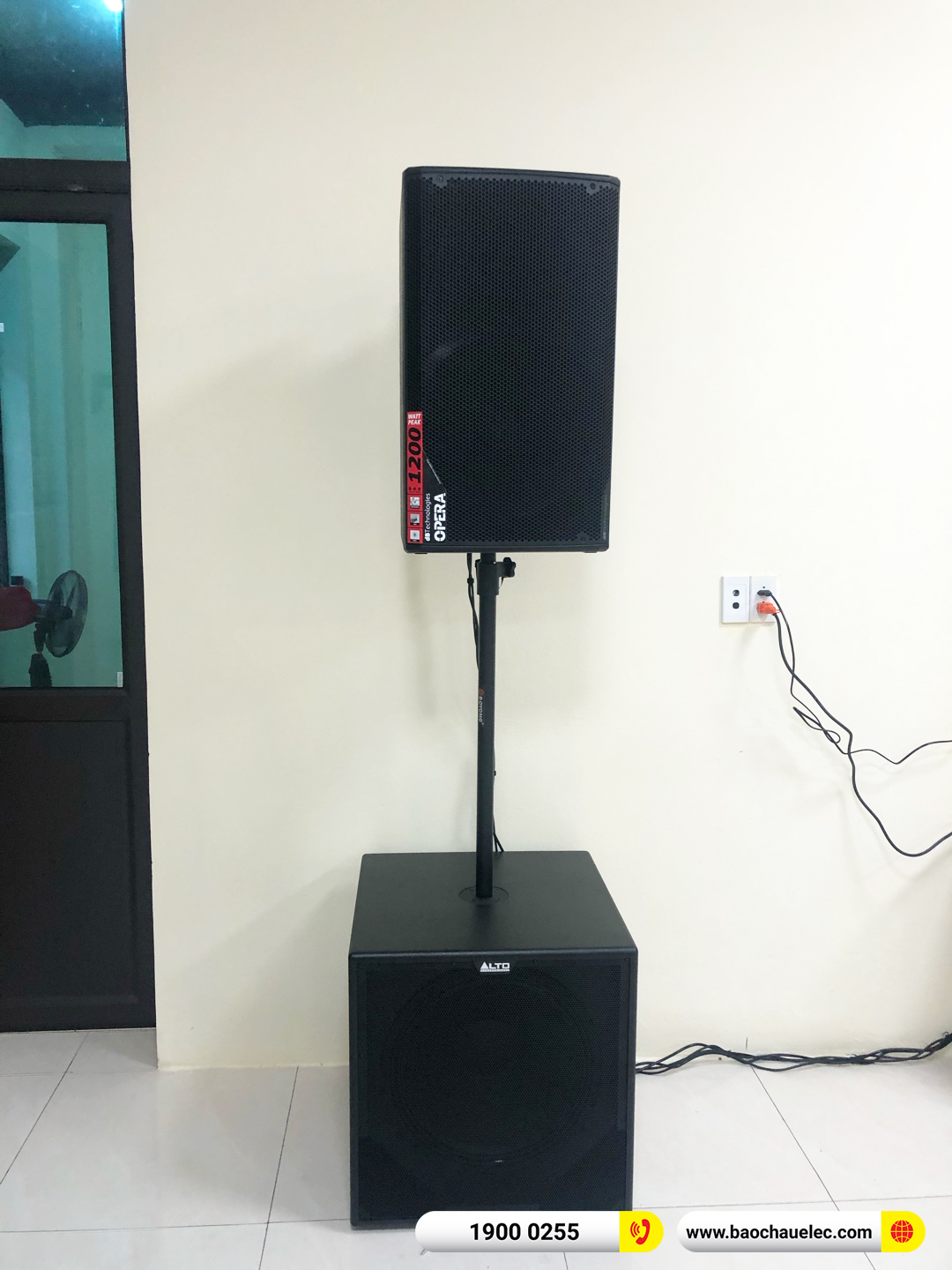 Lắp đặt dàn karaoke dBTechnologies hơn 79tr cho VP Đăng ký đất đai tại Hưng Yên