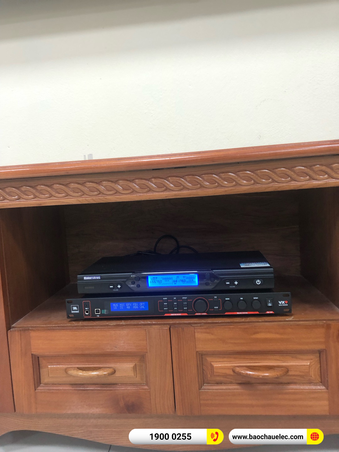 Lắp đặt dàn karaoke dBTechnologies hơn 79tr cho VP Đăng ký đất đai tại Hưng Yên