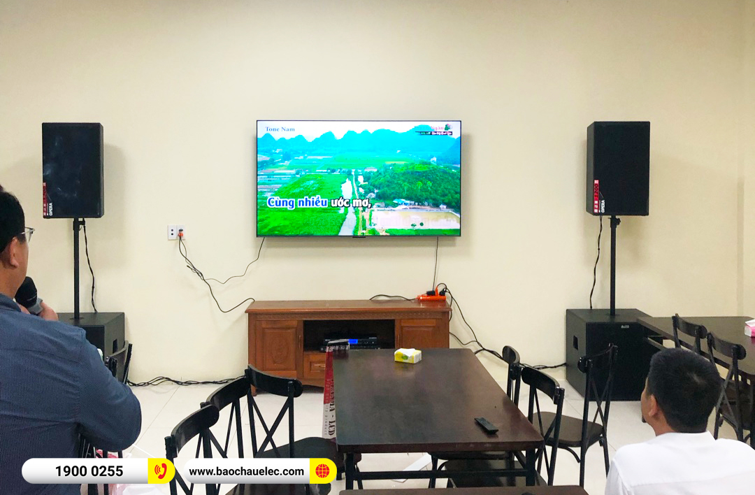 Lắp đặt dàn karaoke dBTechnologies hơn 79tr cho VP Đăng ký đất đai tại Hưng Yên