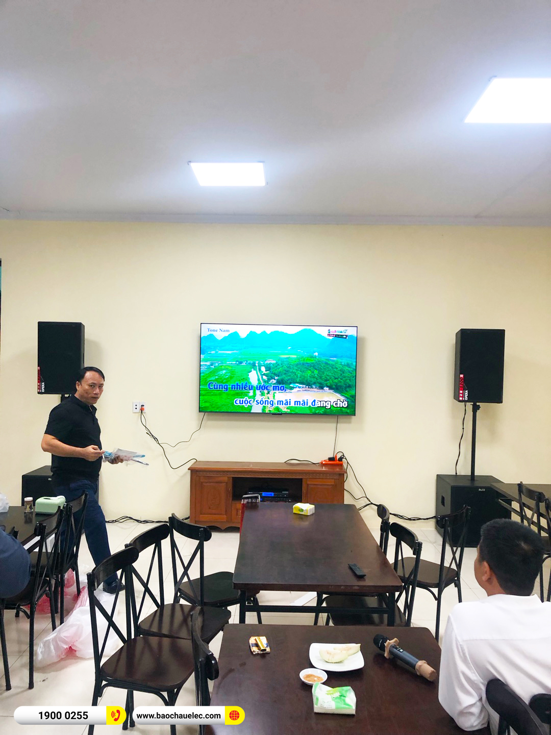 Lắp đặt dàn karaoke dBTechnologies hơn 79tr cho VP Đăng ký đất đai tại Hưng Yên