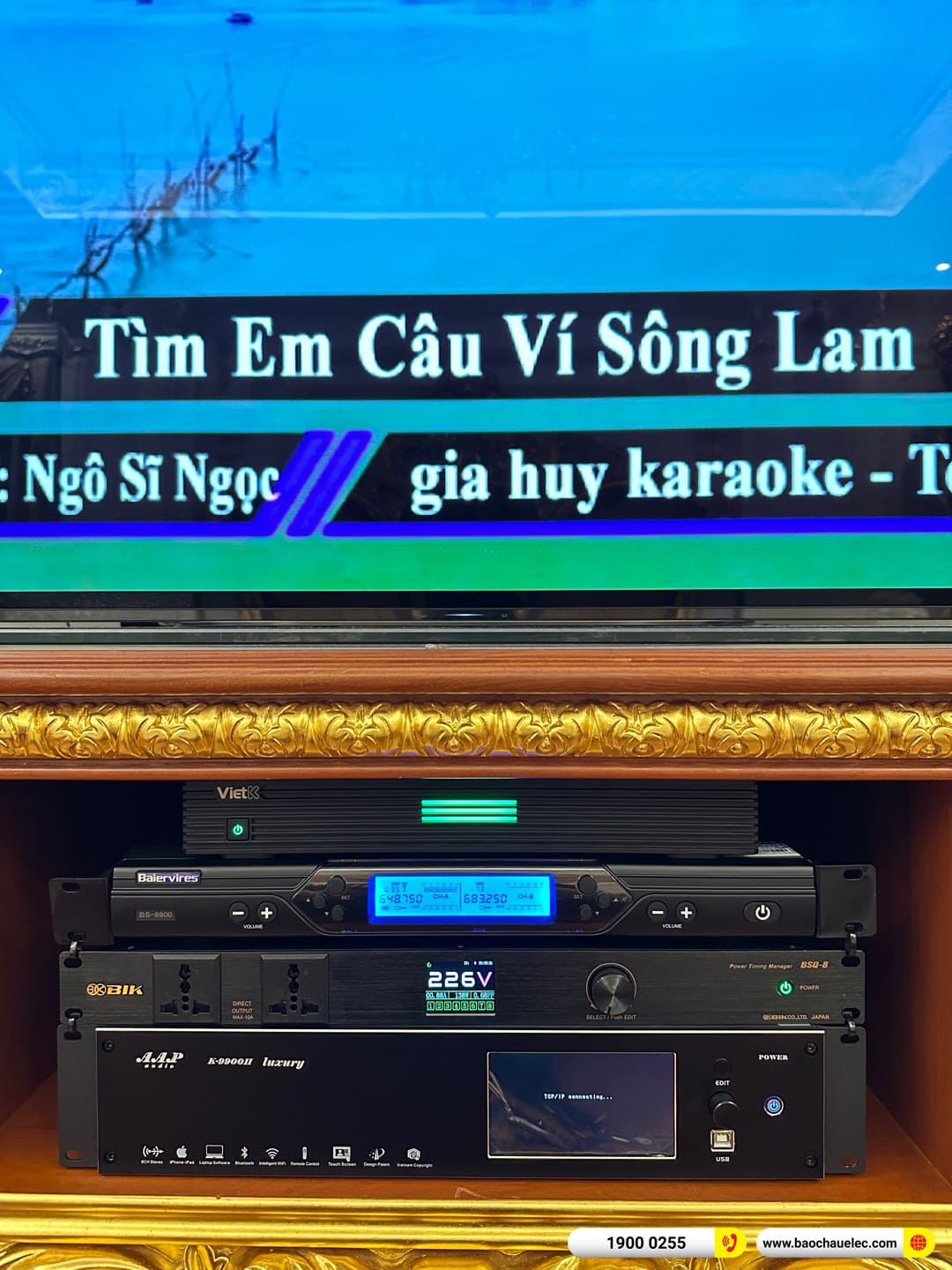 Lắp đặt d&agrave;n karaoke dBTechnologies gần 300tr cho anh Sơn tại H&agrave; Nội 