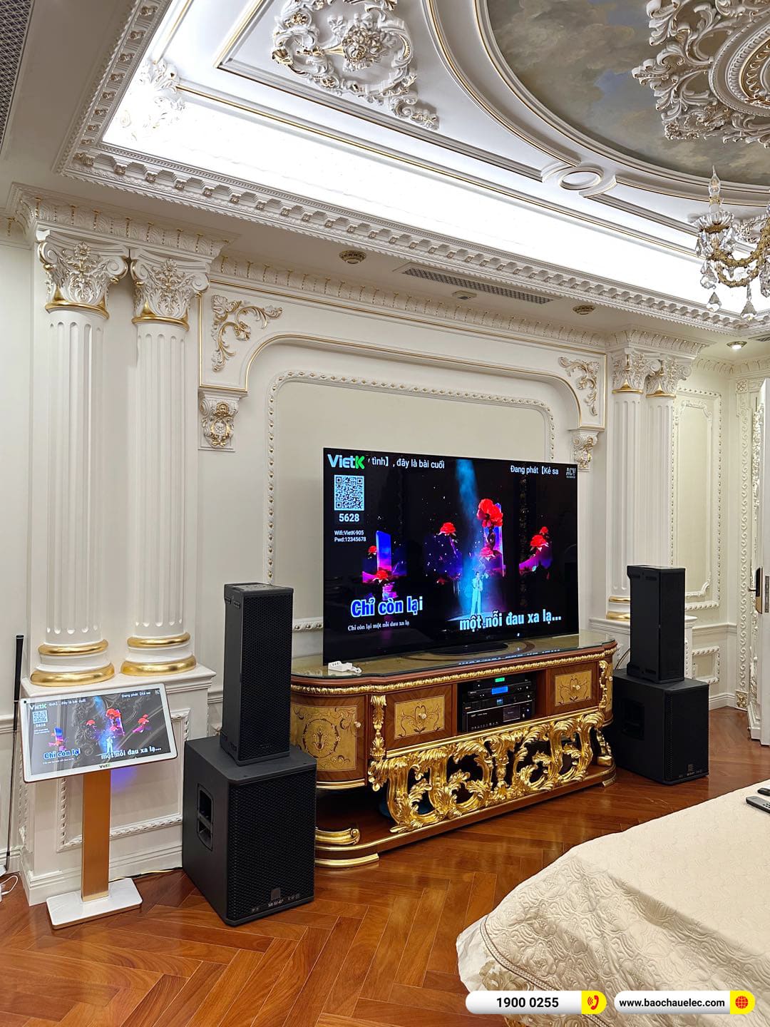 Lắp đặt d&agrave;n karaoke dBTechnologies gần 300tr cho anh Sơn tại H&agrave; Nội 