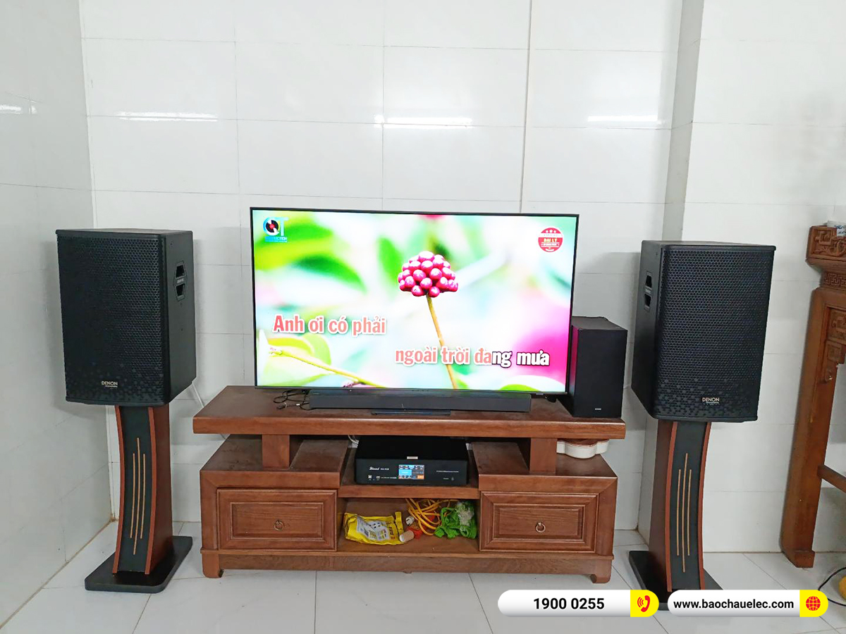 Lắp đặt dàn karaoke Denon hơn 26tr cho anh Bạo tại Hà Nội 