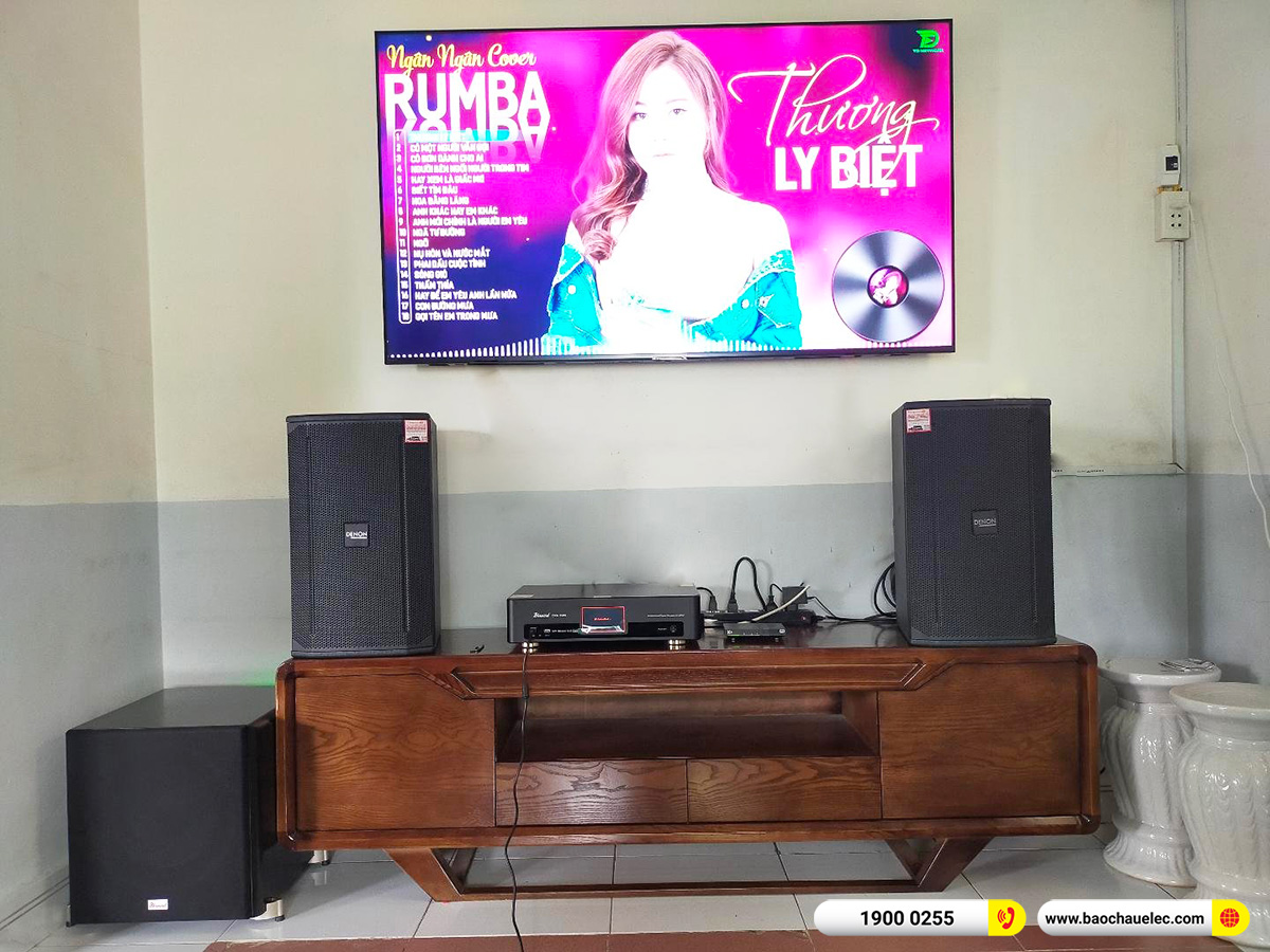 Lắp đặt dàn karaoke Denon hơn 32tr cho anh Chương tại TPHCM