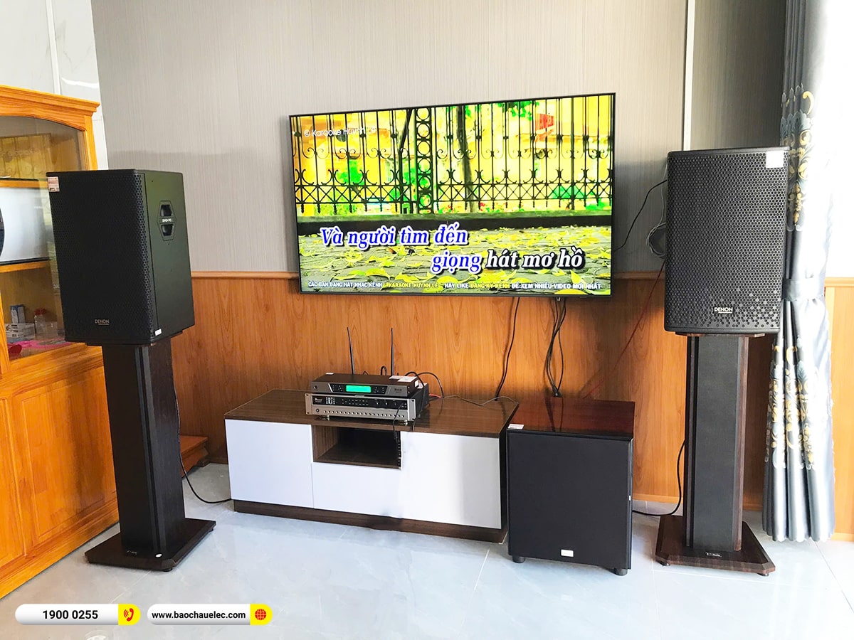 Lắp đặt dàn karaoke Denon hơn 37tr cho anh Đoàn tại Cần Thơ