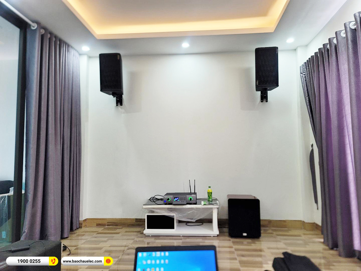 Lắp đặt dàn karaoke Denon hơn 32tr cho anh Đồng tại Hà Nội 