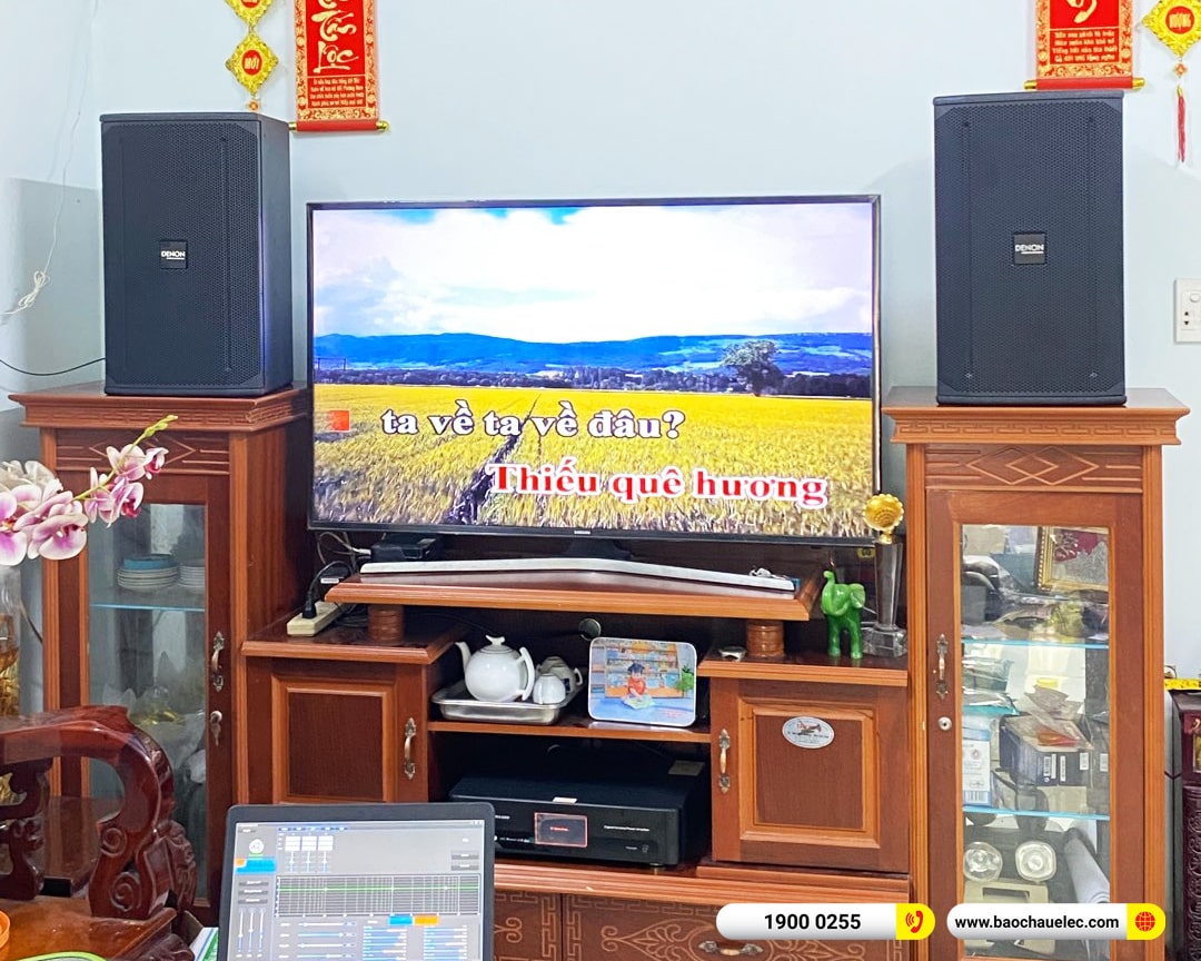 Lắp đặt dàn karaoke Denon hơn 26tr cho anh Dũng tại Đồng Nai (Denon DN510, BKSound DKA 6500)