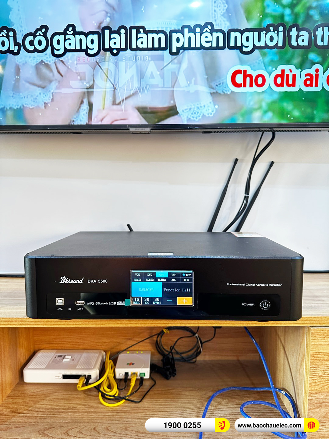 Lắp đặt dàn karaoke Denon gần 15tr cho anh Hải tại Hà Nội 