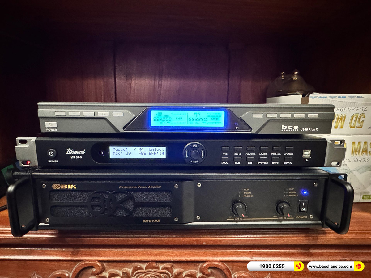 Lắp đặt dàn karaoke Denon hơn 36tr cho anh Hùng tại Đồng Nai