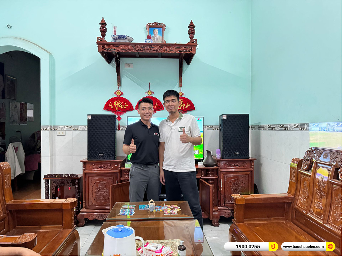Lắp đặt dàn karaoke Denon hơn 36tr cho anh Hùng tại Đồng Nai