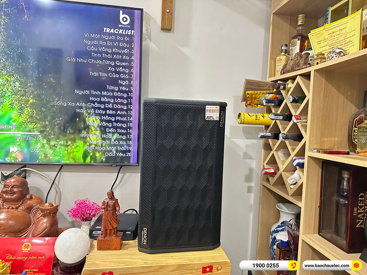 Lắp đặt dàn karaoke Denon hơn 24tr cho anh Lan tại Hà Nội