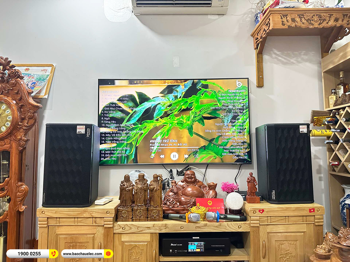 Lắp đặt dàn karaoke Denon hơn 24tr cho anh Lan tại Hà Nội